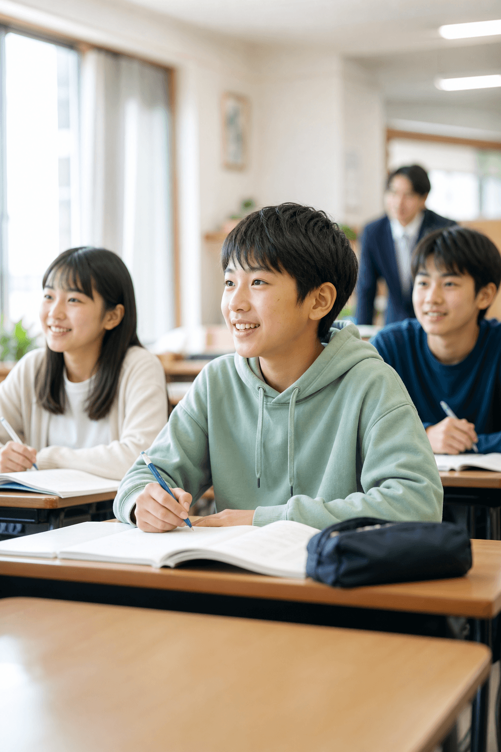 小中学生が学ぶ咸宜館の授業風景